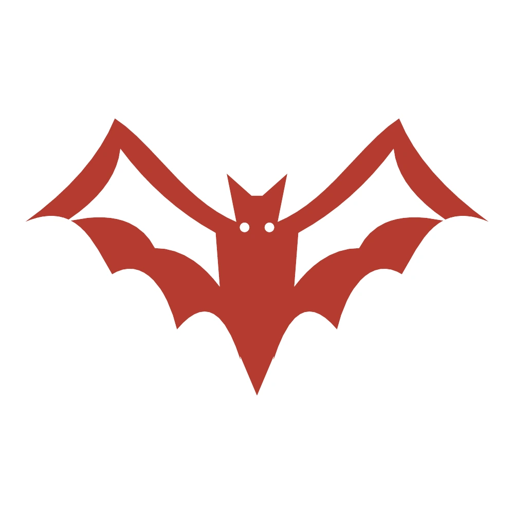Fortune Bat paper-cut design