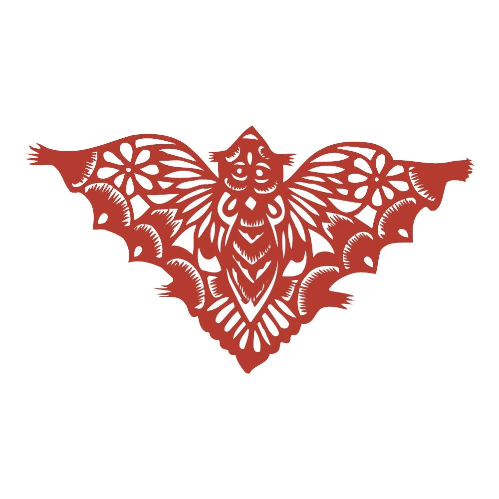 Floral-Winged Bat — finished design