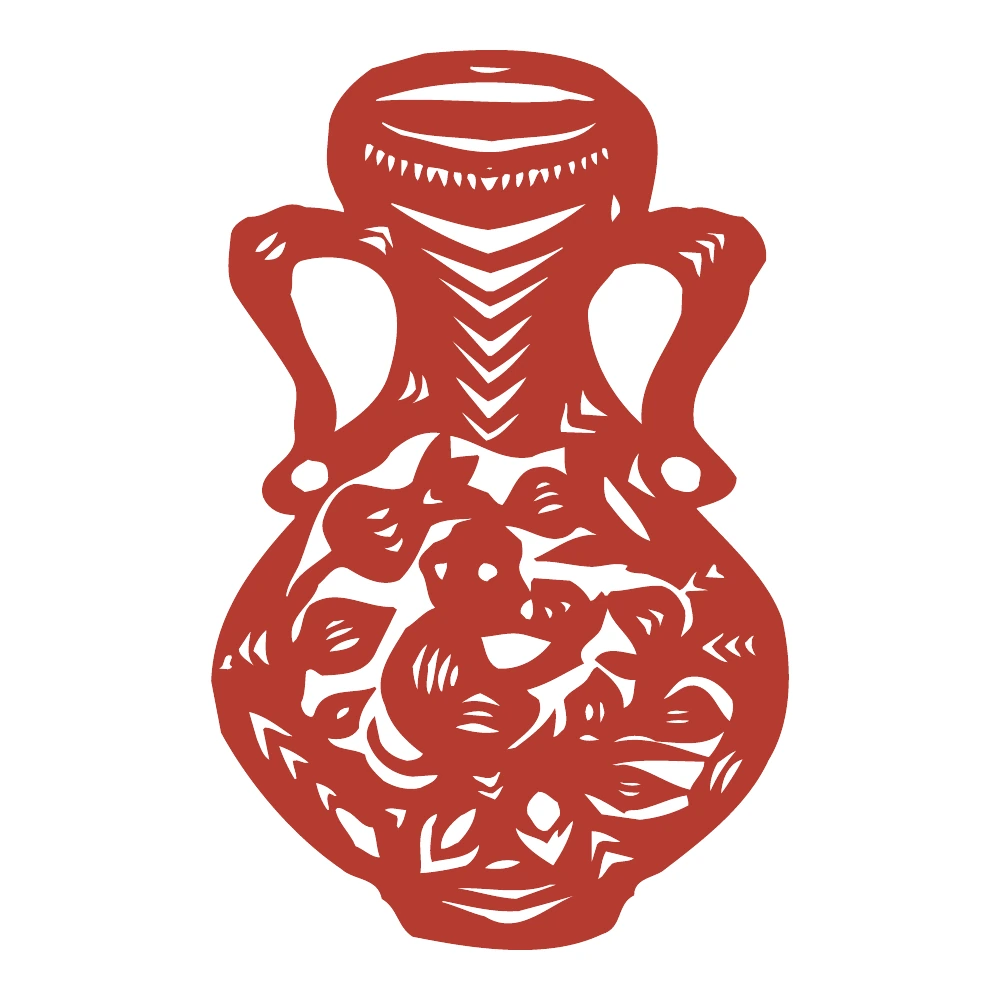 Handled Bird Vase — finished design