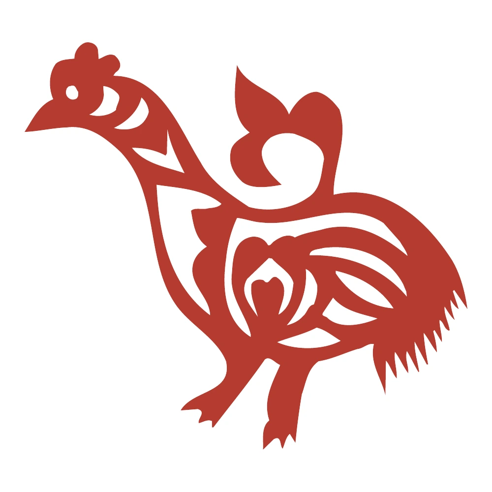 輪になる尾の鶏