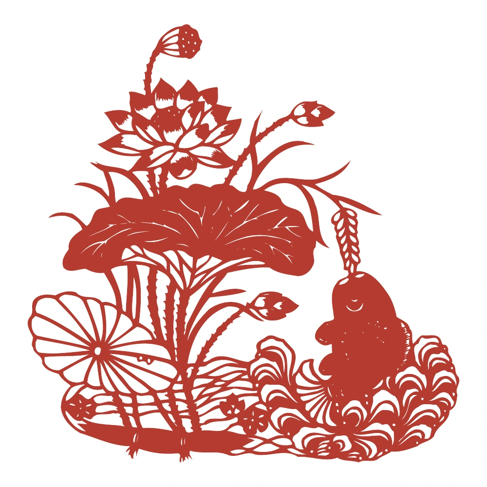 Lotus Pond Leaves — finished design