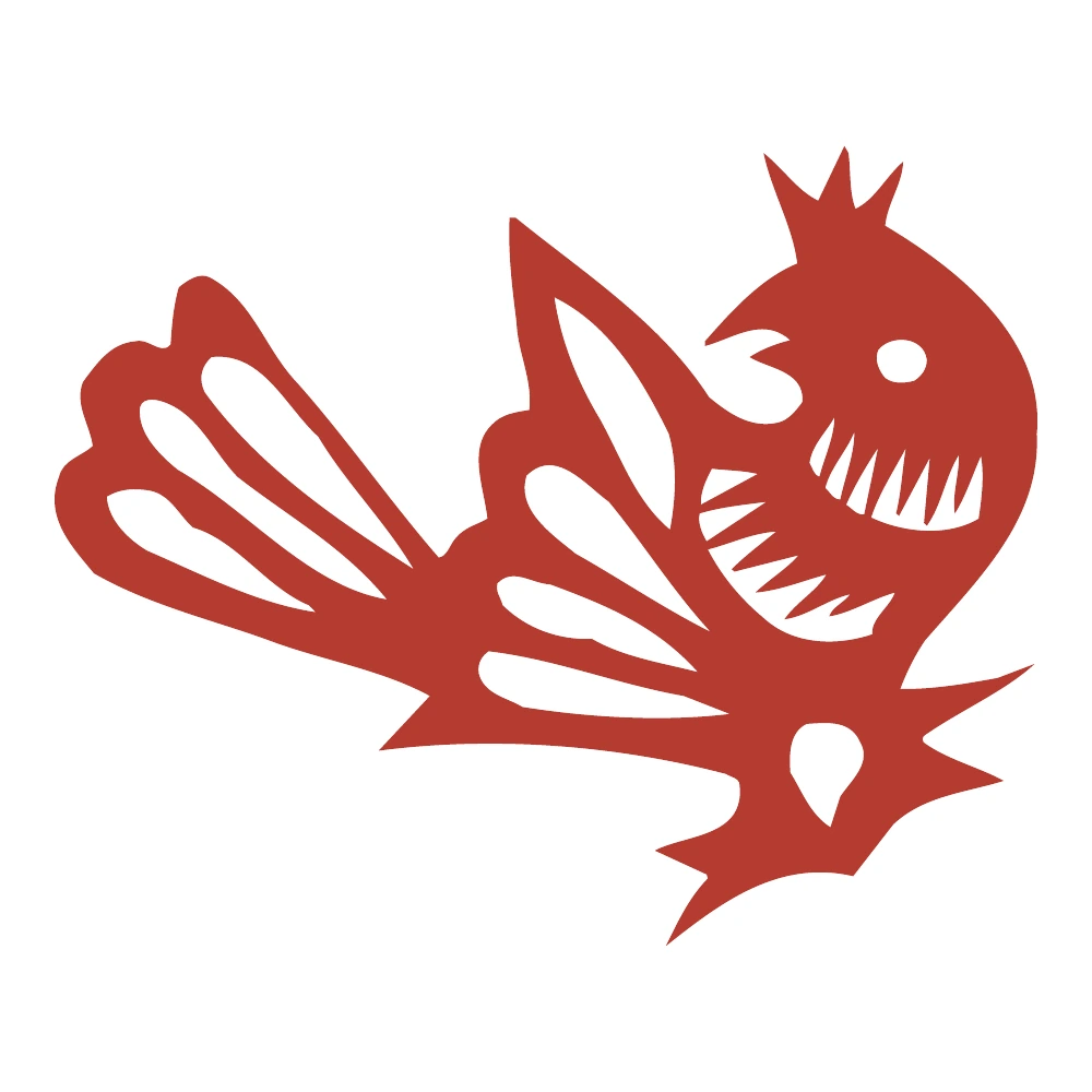Open-Wing Small Bird — finished design