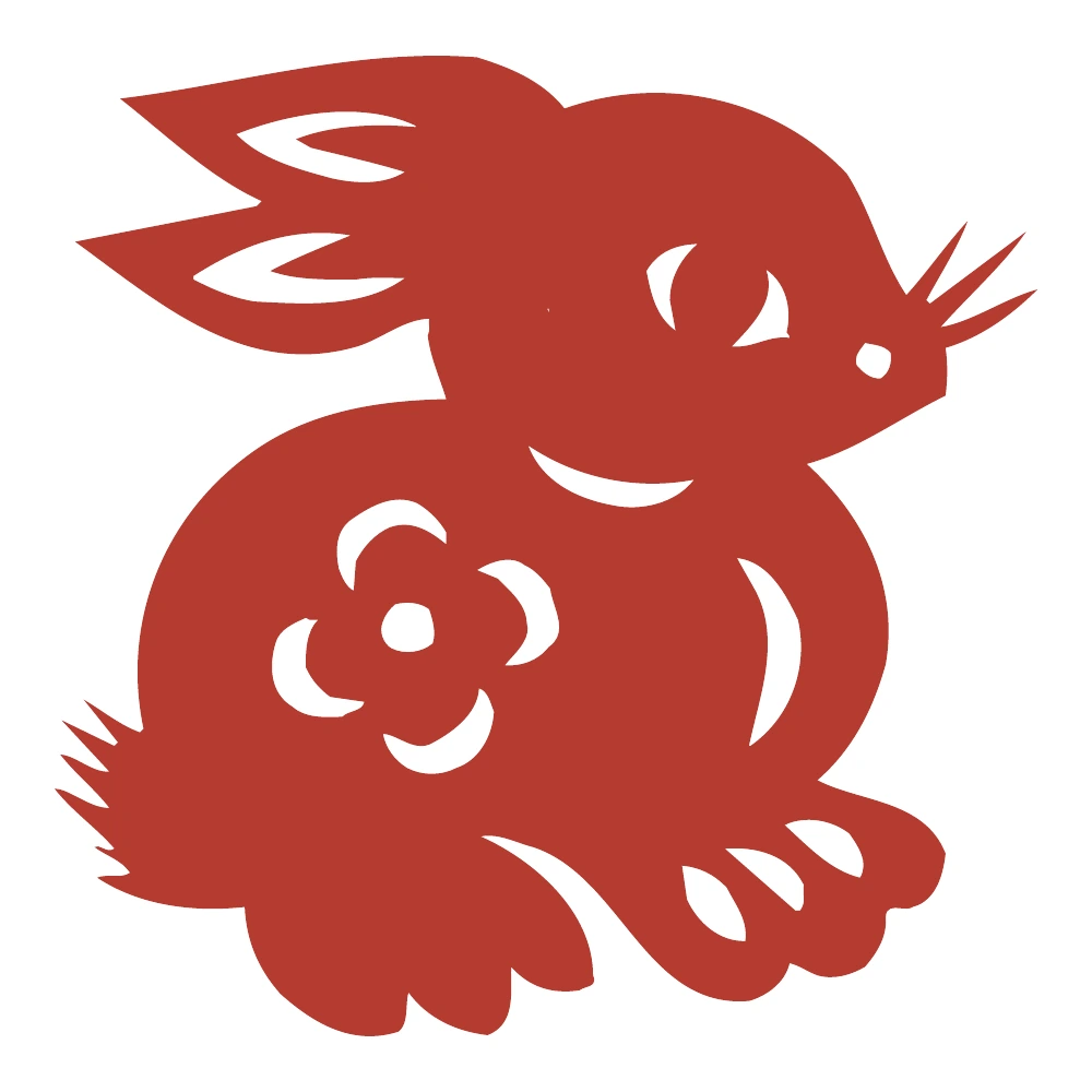 Round Flower Rabbit — finished design