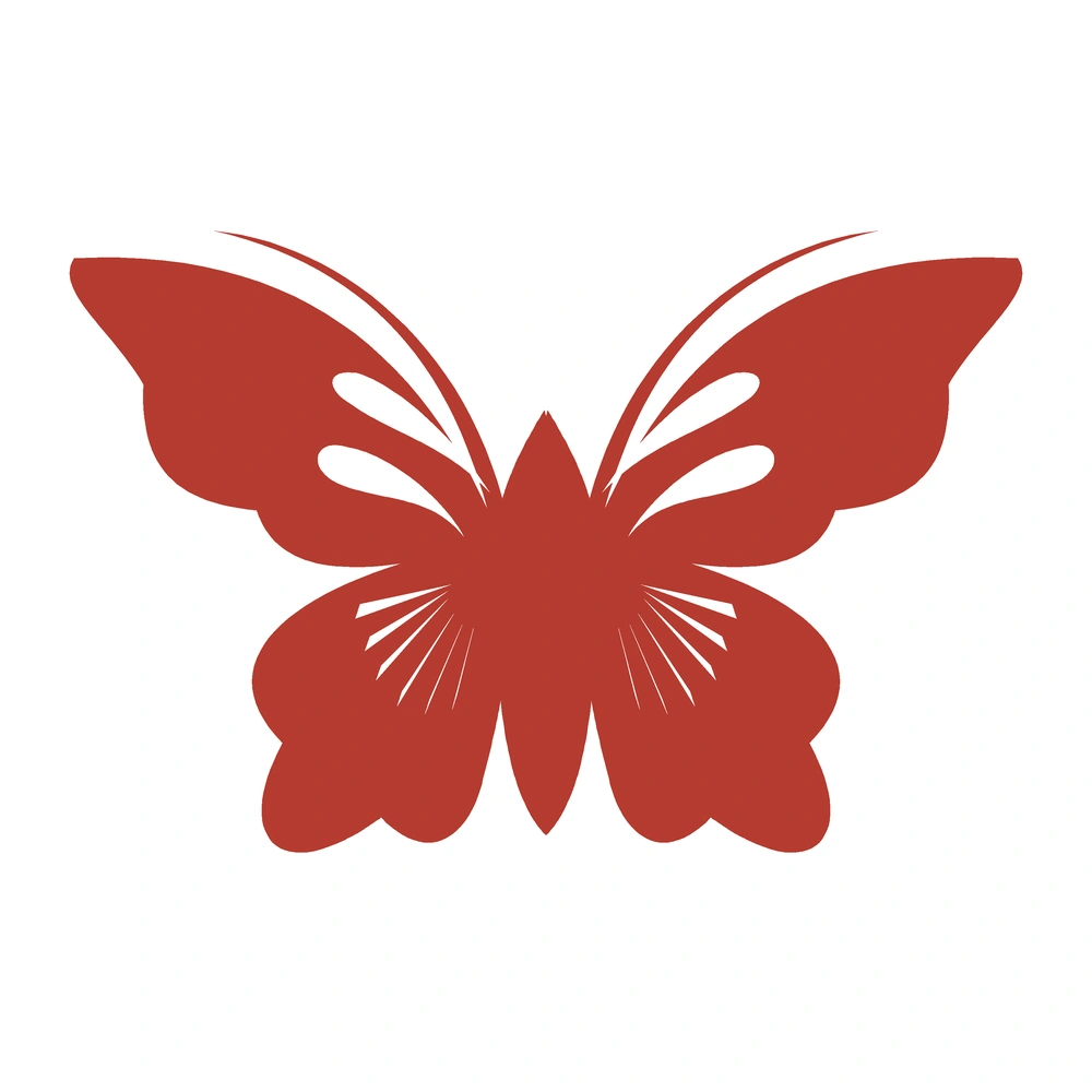 One-fold Butterfly — finished design
